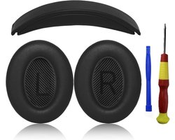 Oorkussens Compatibel met Bose QuietComfort 35 QC35 II QC45 QC45 QCSE een hoofdtelefoon,Zachte en comfortabele hoofdtelefoonaccessoires (zwart)