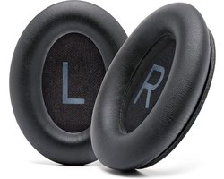 Oorkussens voor Bose QuietComfort 45, QC SE & QC Draadloos | Door Wicked Cushions | Extra dikke kussens, premium duurzame stiksels | Black