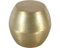 Oosterse bijzettafel | Goud | Hamerslag Finish | Gold | Tafel | Woonaccessoires | Woonaccessoire | Decoratie | Decoratief | Deco | Verhuizen | Familie | Vrienden | Stoer | Venster | Raambekleding | Wonen | Woonkamer | Living | Landelijk | Industrieel