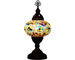 Oosterse mozaïek tafellamp (Turkse lamp) ø 13 cm