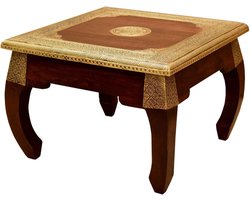 Oosterse opiumtafel messing M