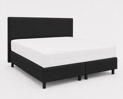 Opberg Boxspring Savelle - 140x200 Compleet - Zwart - Luxe Living Home