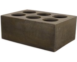 opberg kist voor 6 flessen wijn