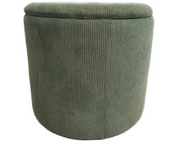 Opberg poef Arth groen 38cm