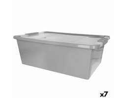 Opbergbak Curver Grijs Plastic 26 L 55 x 19 x 35 cm (7 Stuks)