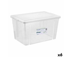 Opbergbak met Deksel Tontarelli Linea box 59 x 39 x 33 cm (6 Stuks)