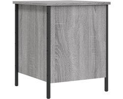 Opbergbank 40x42,5x50cm Grijze Sonoma Eik Houten Opbergbank Zitbank Schoenenbank Halbank