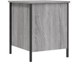 Opbergbank 40x42,5x50cm Grijze Sonoma Eik Houten Opbergbank Zitbank Schoenenbank Halbank