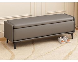 Opbergbank Ottoman - Zitbank met opbergruimte - Woonkamer Inrichting - Krabbestendig PU leer - 90x40x40cm - A