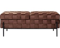 Opbergbank Weave bruin Kare Design