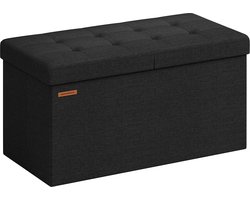 Opbergbank - Zitkist - Ottomaanse bank - Multifunctioneel - 38cm x 76cm x 38cm