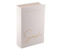 Opbergboek Simple 27x18cm