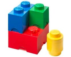 Opbergbox Brick, Opbergdozen, Set van 4 Stuks, Polypropyleen - LEGO