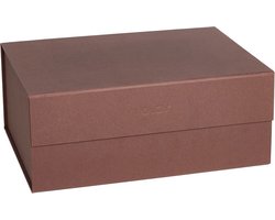 Opbergbox Hako caramel 25x33cm