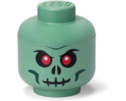 Opbergbox Hoofd Skelet Groen, Klein - LEGO