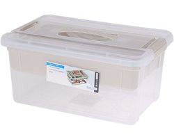 Opbergbox kunststof met inzet 9L