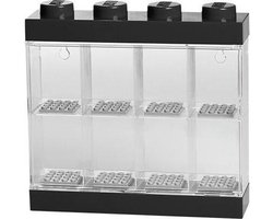Opbergbox Minifiguur 8, Zwart - LEGO
