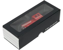 Opbergbox Modelbouw - Hobby Kist - Model Treinen Opslag - Met Kijkvenster - 17cm x 7cm - Grijs