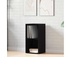 Opbergbox Platenkasten - Muziek Opslag - Vinyl Organiseren - Robuuste Achterkant - 71 x 34 x 36 cm - Zwart