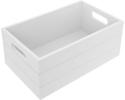 Opbergdoos Houten 36x26x15 cm - Opbergbox - Opbergmand