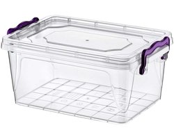 Opbergdoos Kunststof - Multifunctionele Box - Voedsel Bewaren - Vaatwasmachinebestendig - 3 liter - Transparant