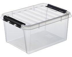 Opbergdoos met deksel, afm 50x39x26 cm, 32 L, 1 stuk
