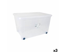 Opbergdoos op Wielen Tontarelli 78,2 x 58,2 x 47 cm (3 Stuks)