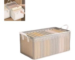 Opbergdoos voor kledingkast, ruimtebesparende organizer voor dekbedden, kussens, dekens en beddengoed, 30*24*17 cm
