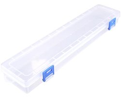 Opbergdoos voor Penselen - Duurzame en Lichtgewicht Kunststof Case met Deksel