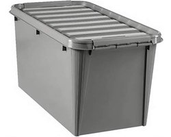 Opbergdozen Gerecycled - Stapelbare Kisten - Orde Scheppen - Gemaakt Van Gerecycled Materiaal - Eén Maat - Bruin