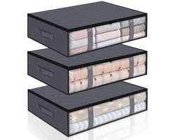 Opbergdozen voor kleding - set van 3 - 60 x 45 x 15 cm