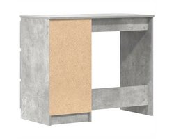 Opbergkast Bureau – Kantoorkast – Winkelkast – Opslagkast – Opbergtable – Beton Grijs – Hout – 90x45x76 cm – Stevig & Modern Design