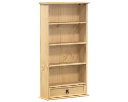 Opbergkast | Cd-kast Corona 52x17,5x103 cm massief grenenhout