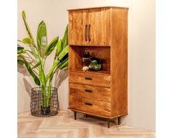 Opbergkast Elias | Naturel Mangohout
