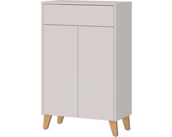 Opbergkast Moss Kasjmier - Breedte 63 cm - Hoogte 101 cm - Diepte 34 cm