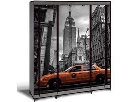 Opbergkast, opvouwbaar, kleding van stof, New York, kleedkamer, XXL