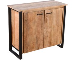 Opbergkast Orlando Mangohout 2 deurs | 105 cm