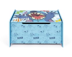 Opbergkist Lilo & Stitch - 62,50x37x40 cm - Blauw/spaanplaat - Emob - Kinderkasten - Blauw - Spaanplaat - Kinderkasten - Op voorraad