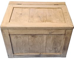 Opbergkist / Speelgoedkist M (105L) - Garden & Furniture - Stevig - Kwalitatief - Massief Hout - Steigerhout - Speelgoed - Kinderen (Opbergbox - Opbergbank - Opbergdoos - Dekenkist - Houten Kist - Old brown)