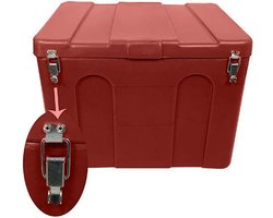 Opbergkist Tuin - Tuinaccessoires Bak - Buiten Opbergen - Schokbestendig Materiaal - 72x51x53 cm - Rood