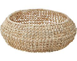 Opbergmand Abaca Beige | Beige | Hout