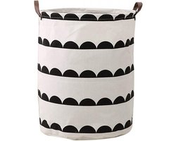 Opbergmand kinderkamer speelgoed - Heuveltjes Wasmand - Opbergmand met handgrepen - Wasmand voor Kinderkamer of Babykamer - Canvas - Opbergzak Speelgoed - Cadeau Kinder Kamer