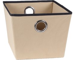 Opbergmand - opberger - Stijlvol en duurzaam - beige - 35x28x22cm