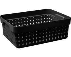 Opbergmand Seoul Basket M, zwart