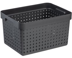 Opbergmand SEOUL MAND L, zwart