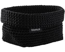 Opbergmand Tela Black | Zwart | Polyester