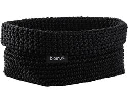 Opbergmand Tela Black | Zwart | Polyester