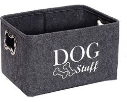 Opbergmand voor Hondenspeelgoed Grijs - Opbergbox Speelgoed van Honden - Dogs&Co