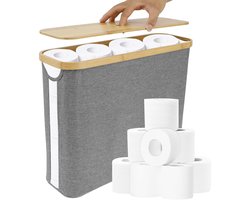 Opbergmand voor toiletpapier - 23 liter - multifunctioneel - Oxford-stof - 45x15x35 cm