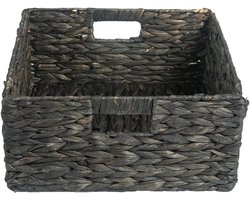Opbergmanden LANZI, set van 2 – Zwart